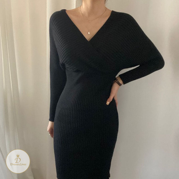 #7569 KNITTED DRESS