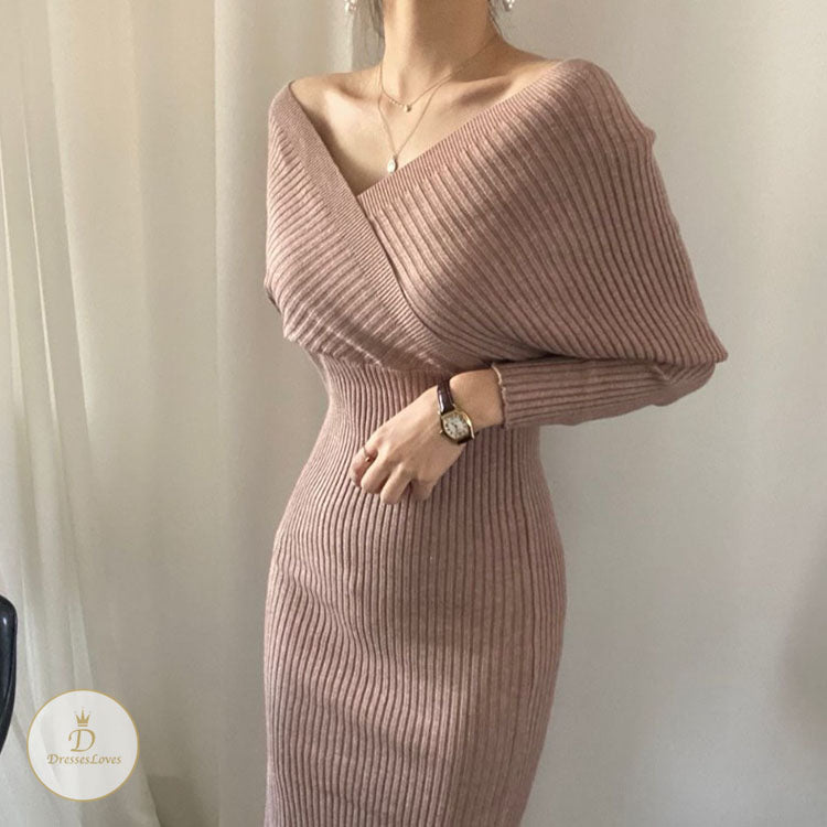 #7569 KNITTED DRESS