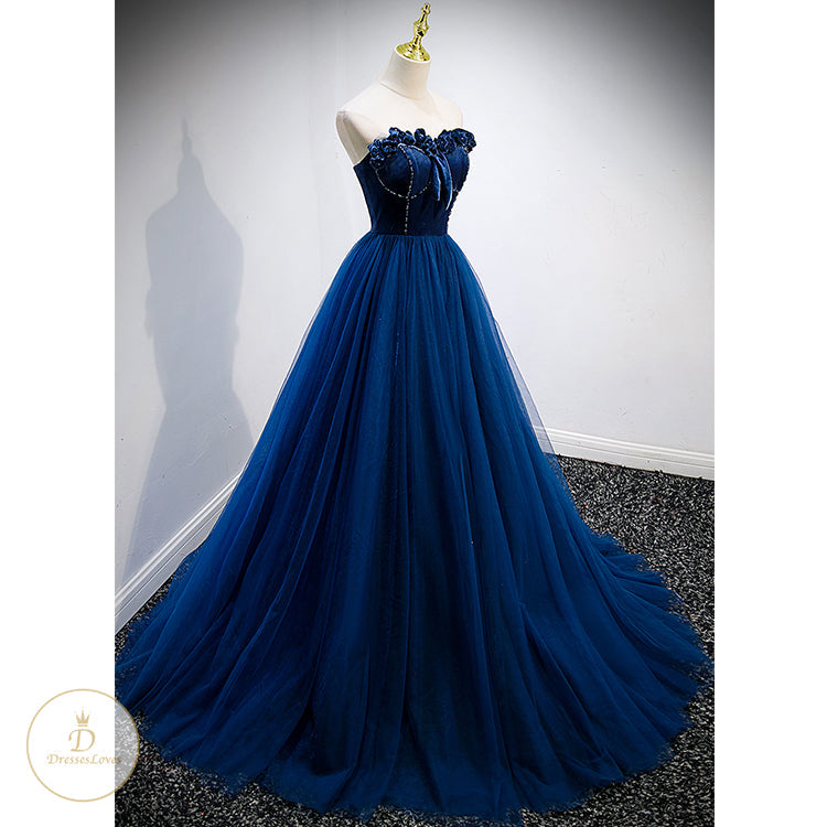 #7600 BANDEAU PARTY DRESS
