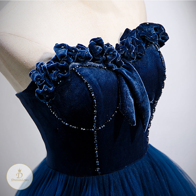#7600 BANDEAU PARTY DRESS