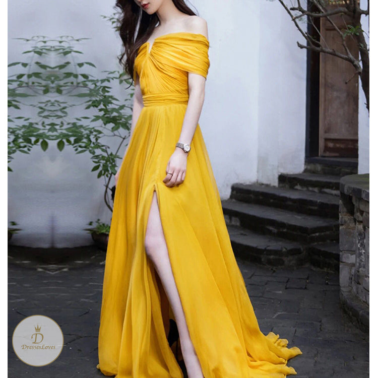 #7601 OFF SHOULDER PARTY DRESS