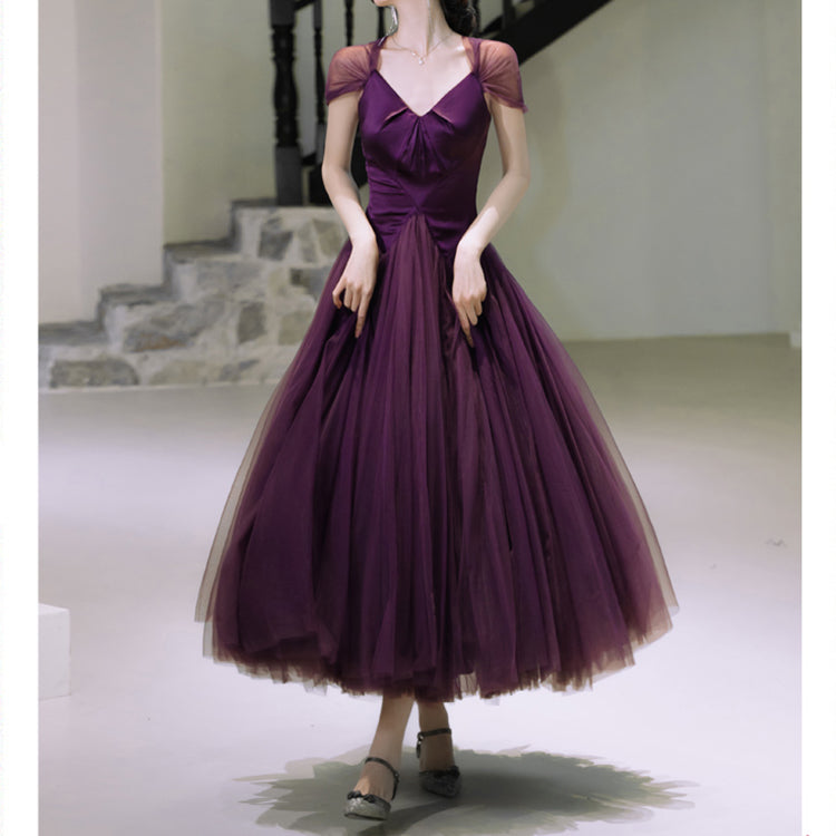 #7736 BAT SLEEVES PARTY DRESS