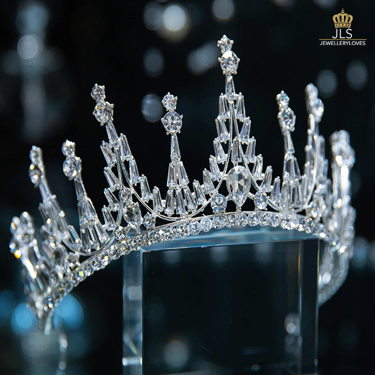 #R33236 Crown + Earrings (Two-piece )