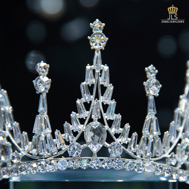 #R33236 Crown + Earrings (Two-piece )