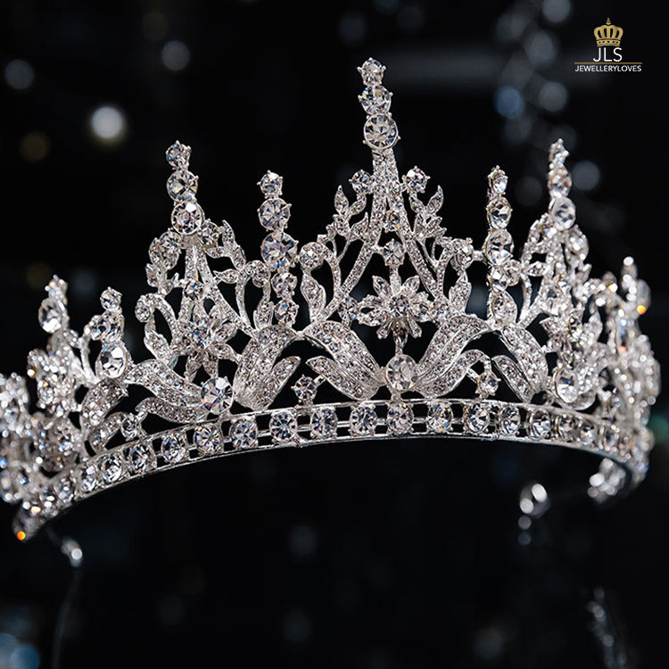 #R33249 Crown + Earrings (Two-piece )