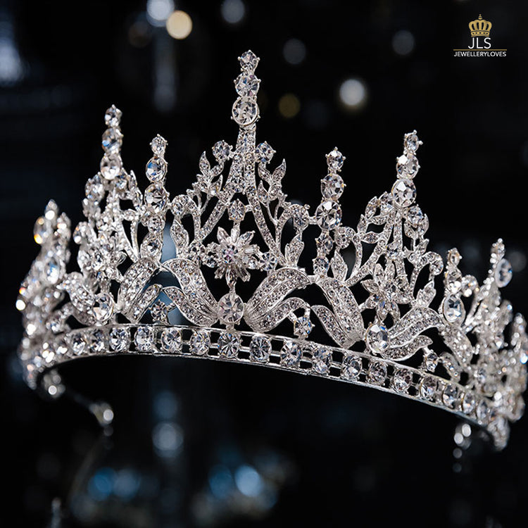 #R33249 Crown + Earrings (Two-piece )