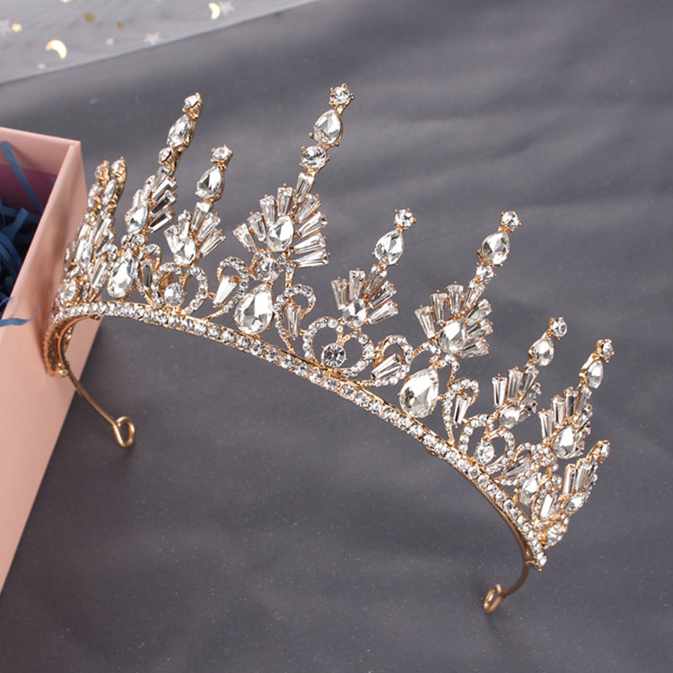 #R33258 Crown + Earrings (Two-piece )