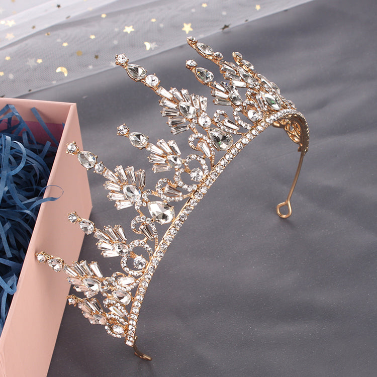 #R33258 Crown + Earrings (Two-piece )