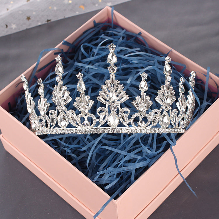 #R33258 Crown + Earrings (Two-piece )