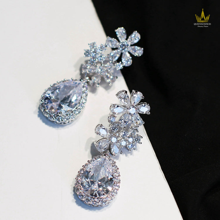 #TQ2032 Earrings + Necklace (Two-piece )