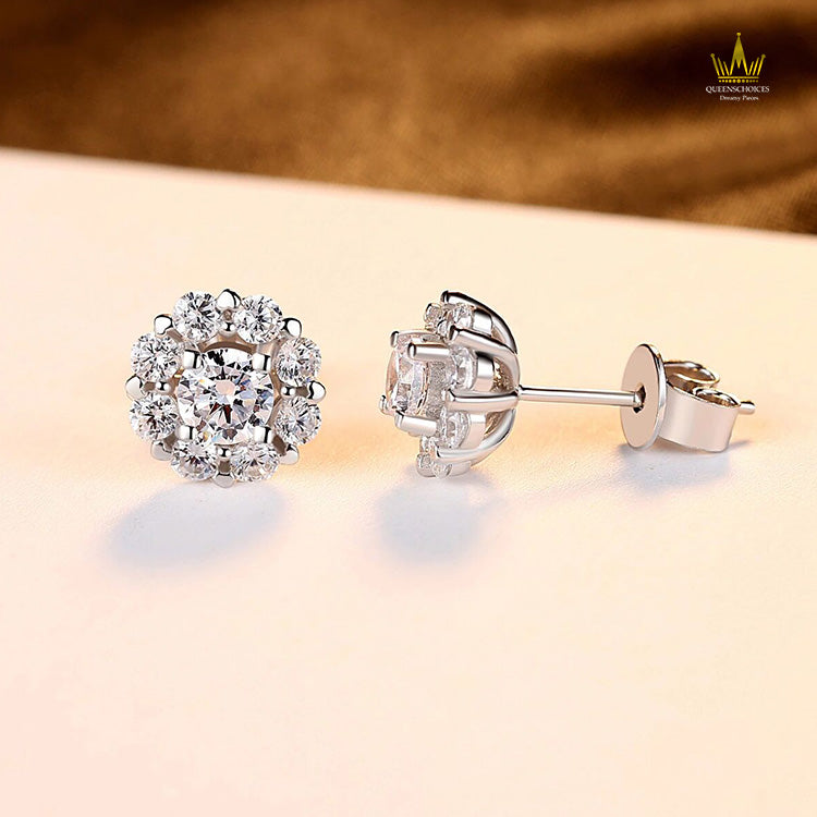 #TQ2044 Moissanite Earrings