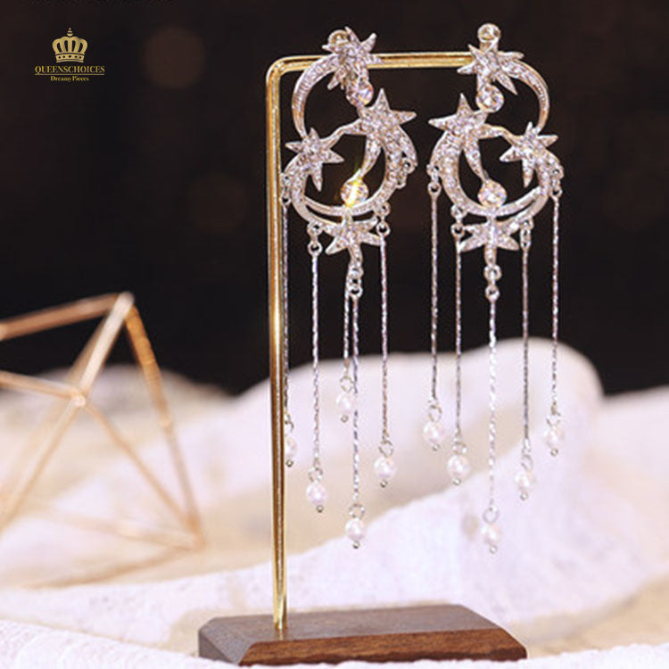 #TQ2089 Crown + Earrings (Two-piece )