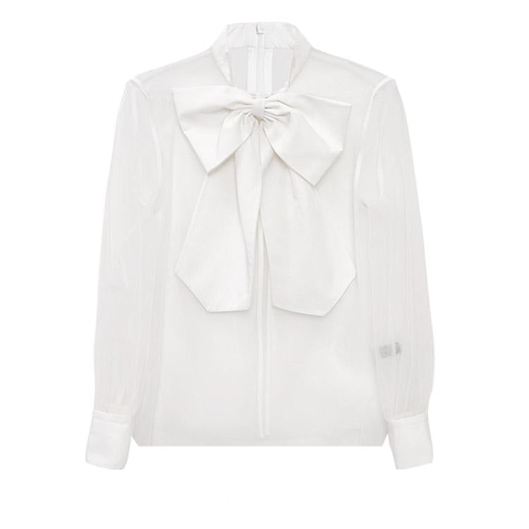 Bow Perspective Shirt #5043 | Dressesloves