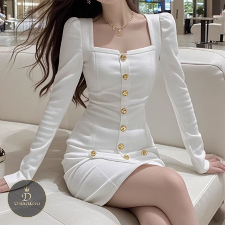 LONG SLEEVES DRESS #5500 | DressesLovesOOTD