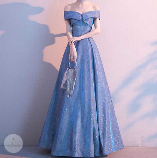 #7469 OFF SHOULDER SWING DRESS