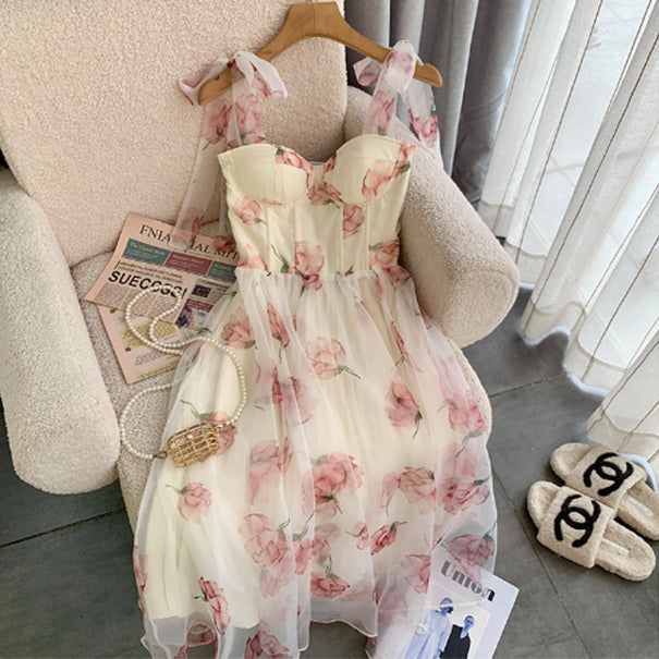 FLORAL SLING DRESS