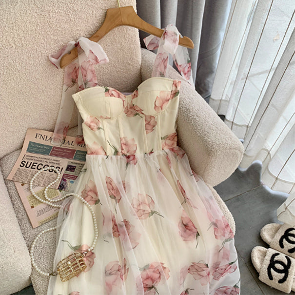 FLORAL SLING DRESS