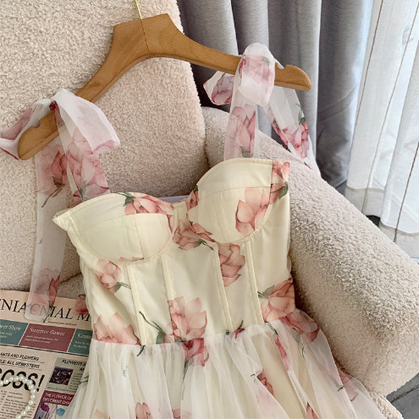 FLORAL SLING DRESS