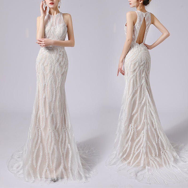 40123 RETRO EVENING DRESS - DresseslovesOOTD