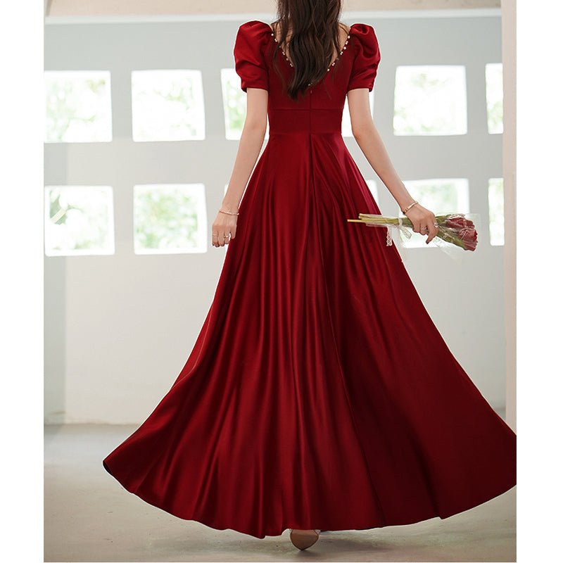 40124 HAND BEADED EVENING DRESS - DresseslovesOOTD