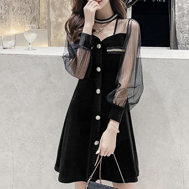 #5010 Stitching Dress