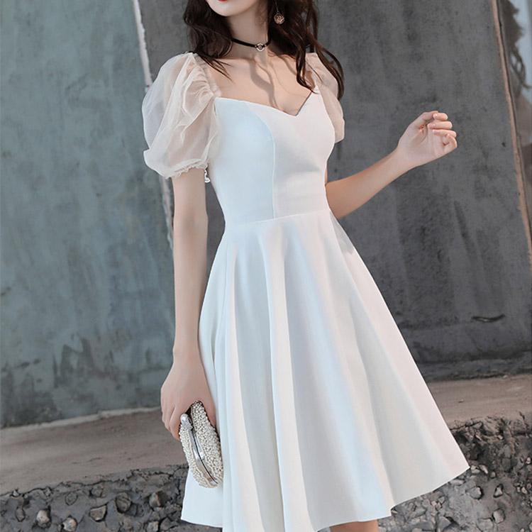 #5016 Bubble Sleeves Dress