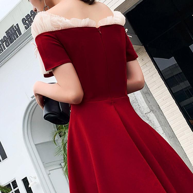 #5018 One-Shoulder Evening Dress