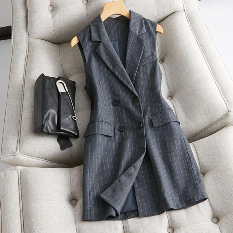 5036 Double - breasted Vest Jacket - DresseslovesOOTD