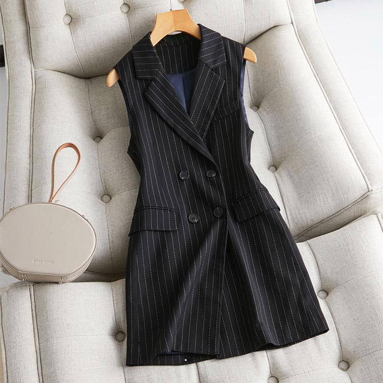 5036 Double - breasted Vest Jacket - DresseslovesOOTD