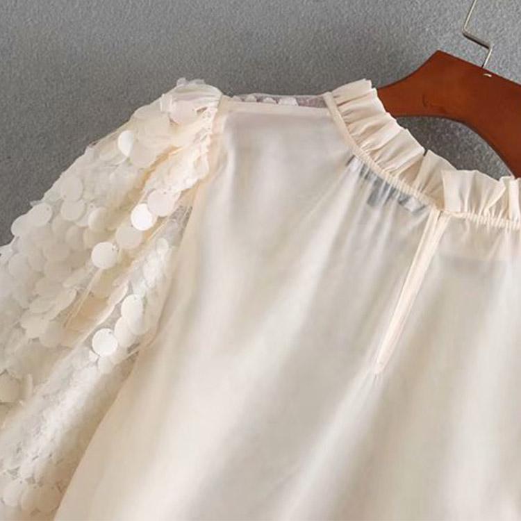 5046 Fish Scale Beaded Top - DresseslovesOOTD