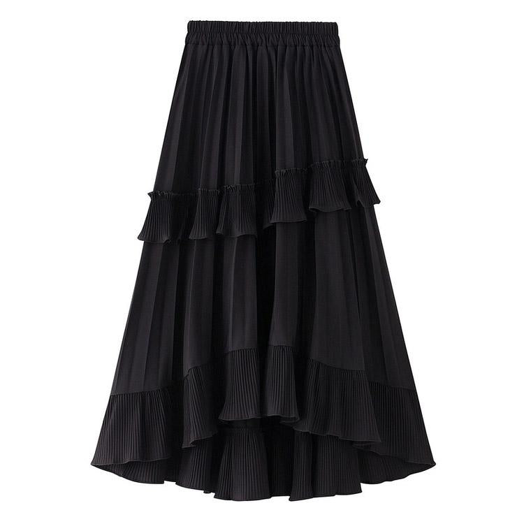 #5067 Irregular high-waist skirt