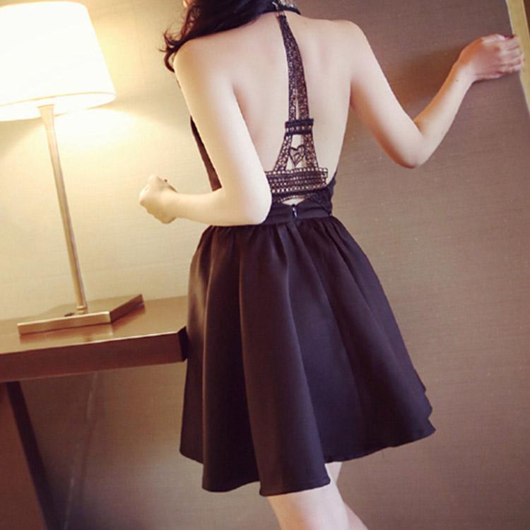 #5095 Backless Dress