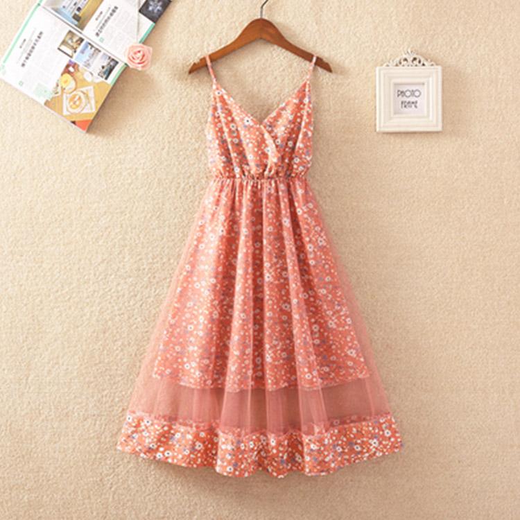 #5107 Floral Dress