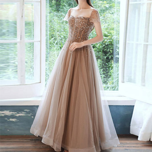 5132 NOBLE HANDWORK EVENING DRESS - DresseslovesOOTD