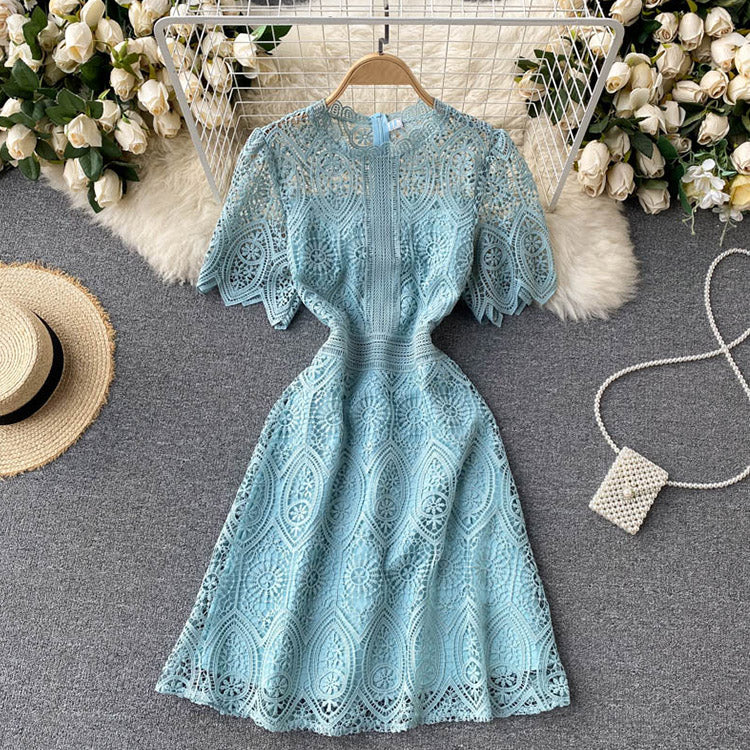 #5153 Hollow lace dress