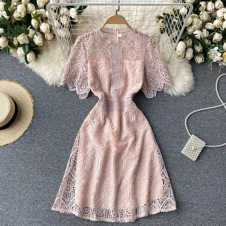 #5153 Hollow lace dress