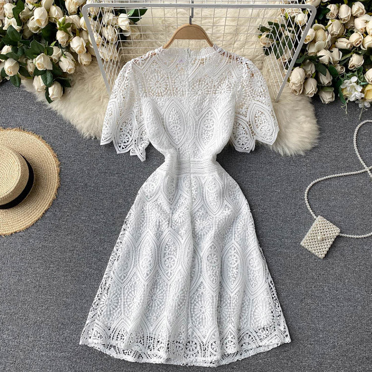 #5153 Hollow lace dress