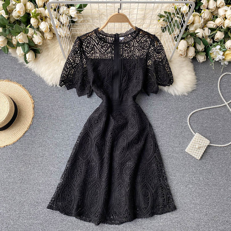 #5153 Hollow lace dress