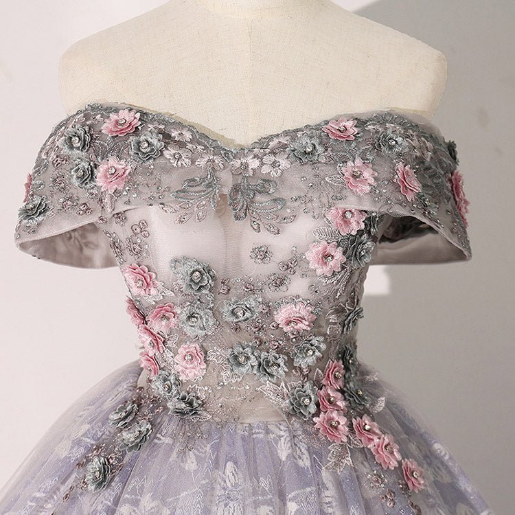 5173 FLORAL EMBROIDERY DRESS - DresseslovesOOTD