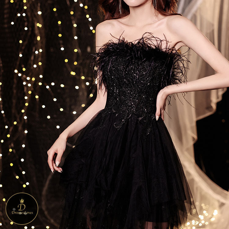 #5302 One shoulder evening dress