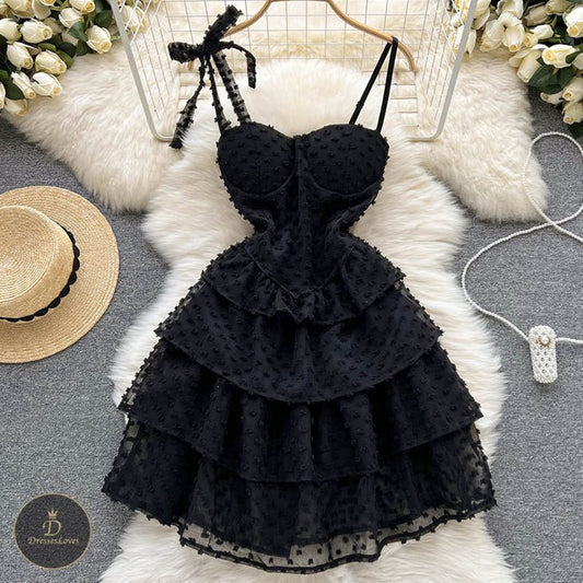 5363 SUSPENDERS DRESS - DresseslovesOOTD