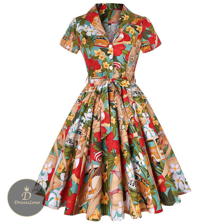 #5395 RETRO DRESS