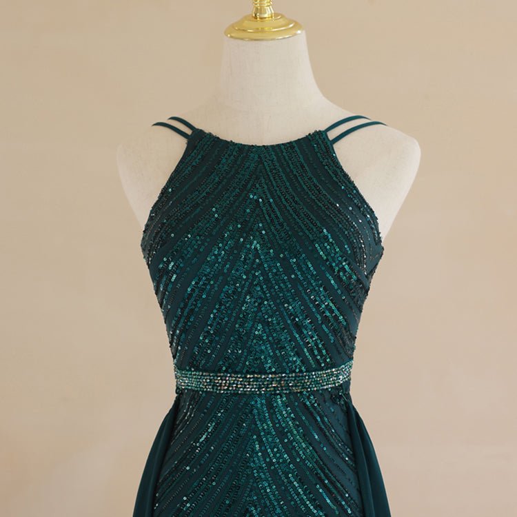 5418 HALTERNECK EVENING DRESS - DresseslovesOOTD