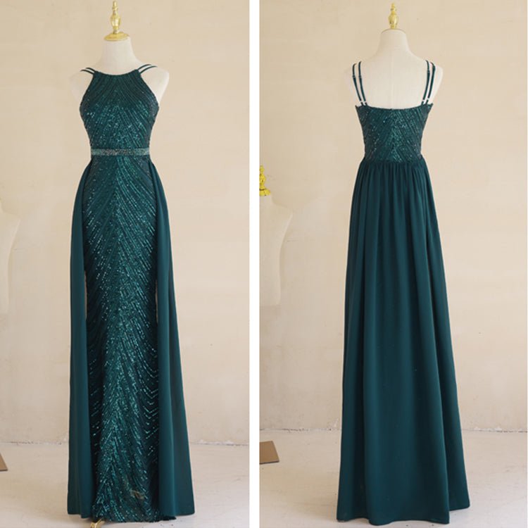 5418 HALTERNECK EVENING DRESS - DresseslovesOOTD