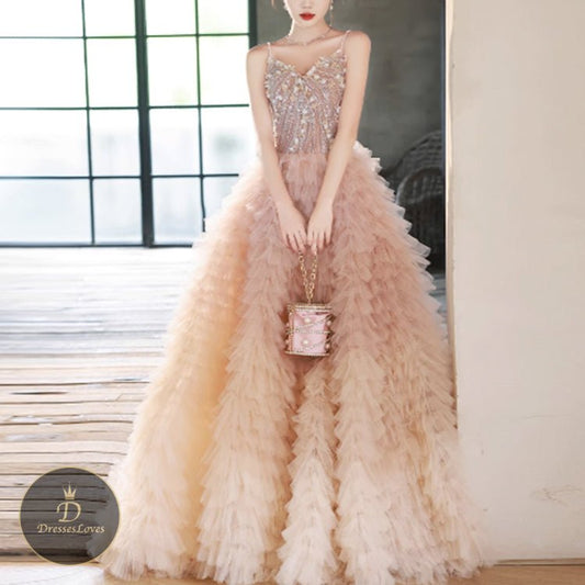 5428 SEQUIN EVENING DRESS - DresseslovesOOTD