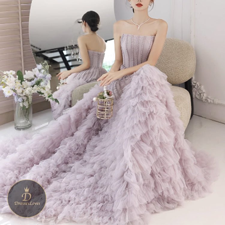 5429 BANDEAU EVENING DRESS - DresseslovesOOTD