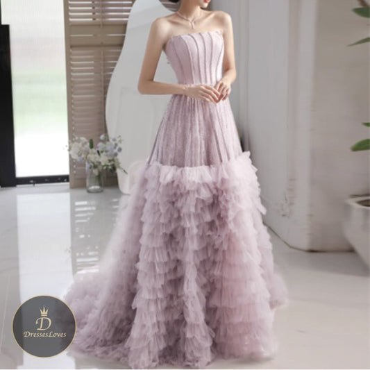 5429 BANDEAU EVENING DRESS - DresseslovesOOTD