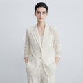 Lace Cutout Blazer