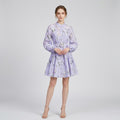 Women's Floral Print Shirt Dress