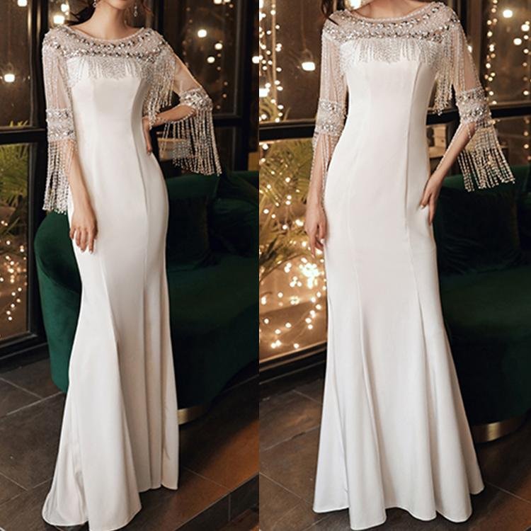 60057 Sequin Evening Dress - DresseslovesOOTD